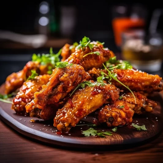 super delicious crispy chicken wings